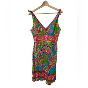 Lilly Pulitzer Pink and Blue Sleeveless Sundress